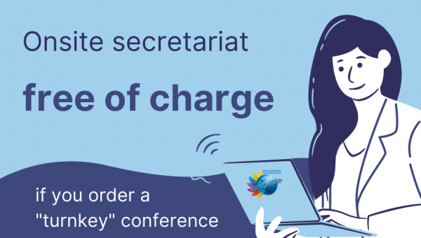 Onsite secretariat free of charg